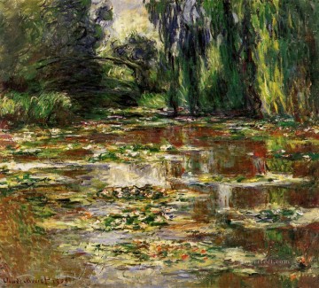 クロード・モネ Painting - 睡蓮の池にかかる橋 1905年 クロード・モネ